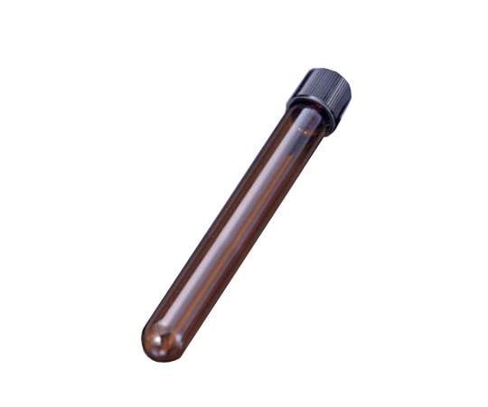 ねじ口試験管 φ16.5×105×φ10.0mm 12mL（褐色） 1箱（100本入）　NR-10 1箱(100本入)