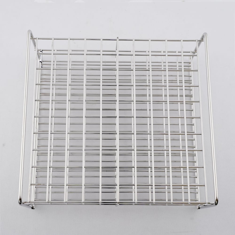 Stainless steel test tube stand φ15mm 10×10 arrangement SS15-100 1 piece