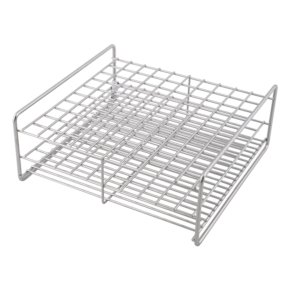 Stainless steel test tube stand φ15mm 10×10 arrangement SS15-100 1 piece