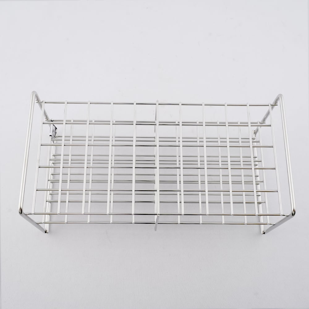 Stainless steel test tube stand φ18mm 5×10 arrangement SS18-50 1 piece