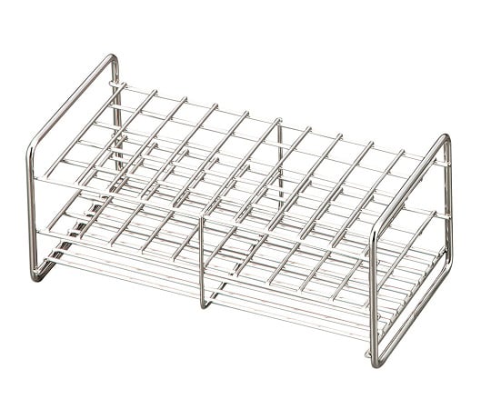 Stainless steel test tube stand φ21mm 5×10 arrangement SS21-50 1 piece