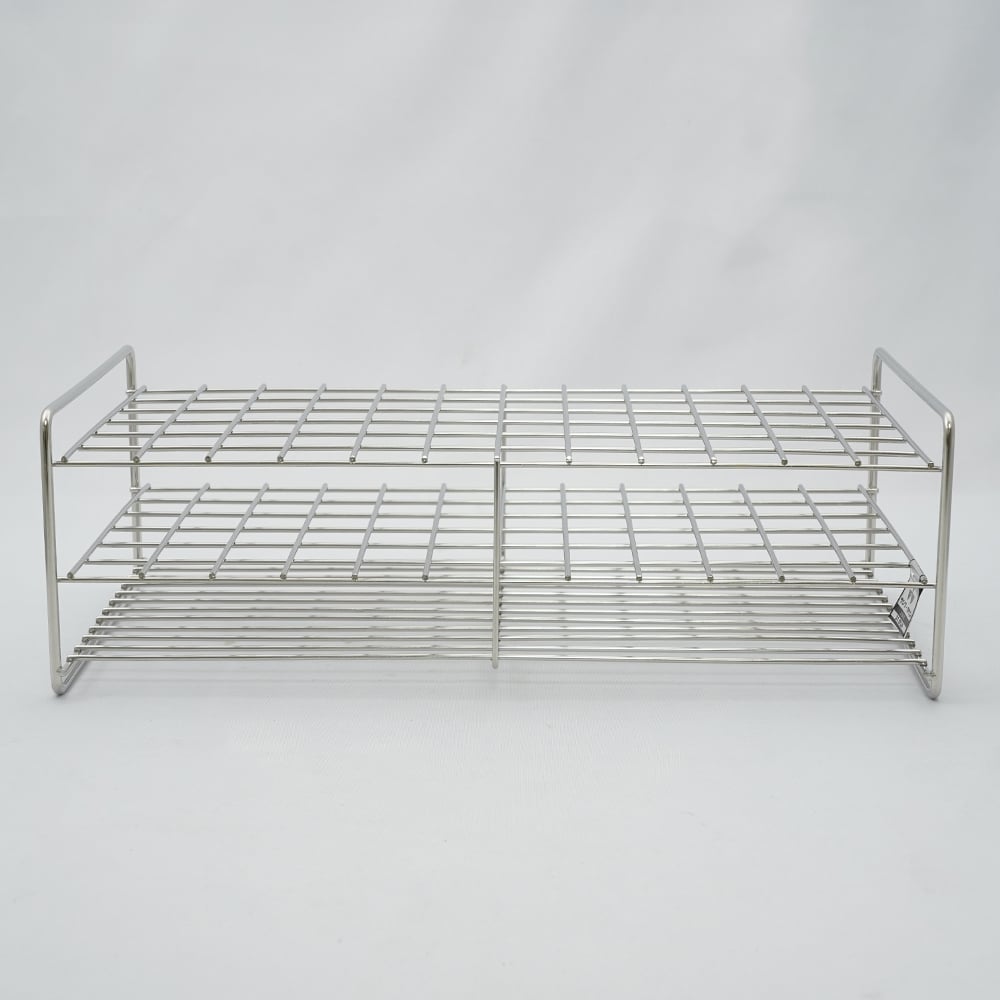 Stainless steel test tube stand φ21mm 6×12 arrangement SS21-72 1 piece