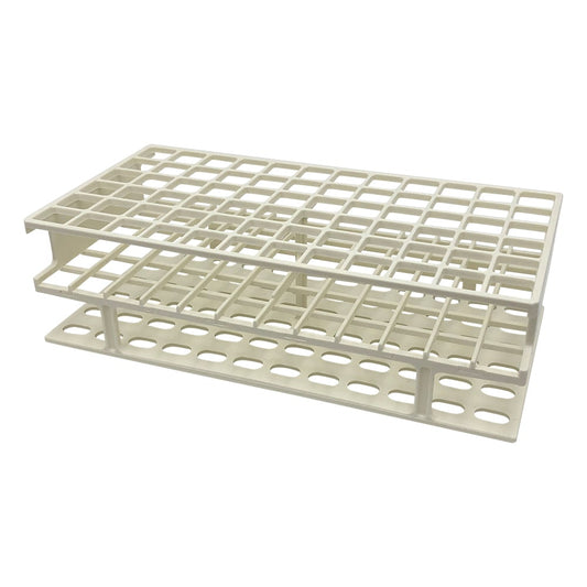Unwired test tube rack φ13mm x 72 pieces White 5970-0013 1 piece