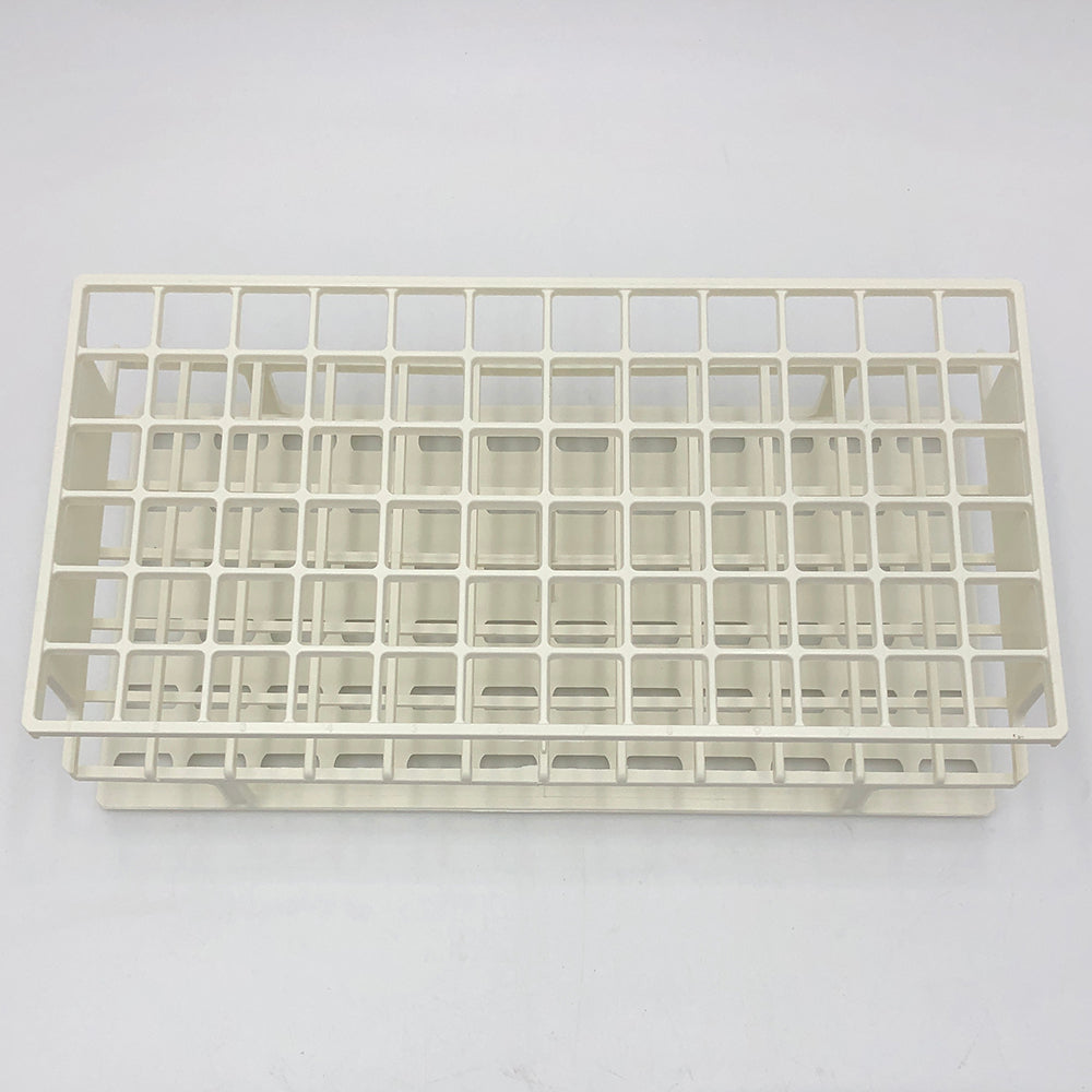 Unwired test tube rack φ16mm x 72 pieces White 5970-0016 1 piece