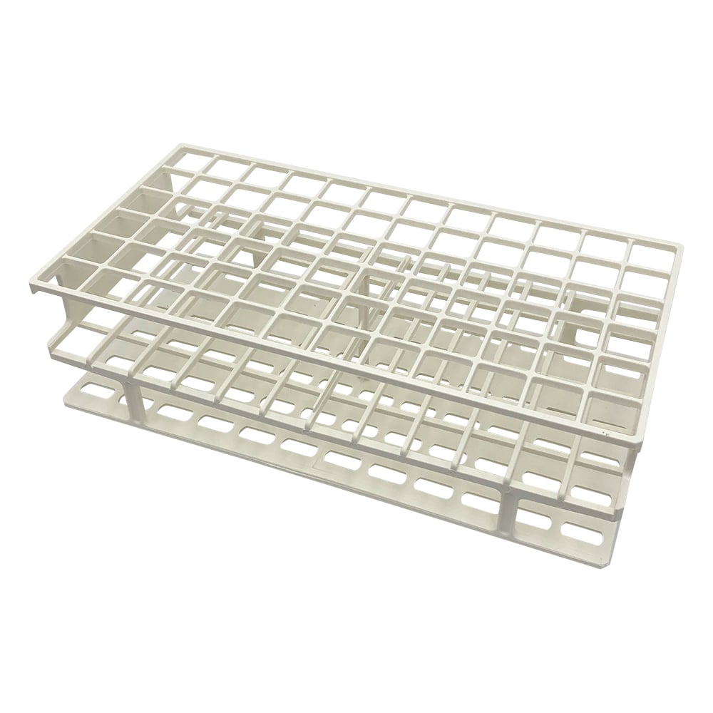 Unwired test tube rack φ16mm x 72 pieces White 5970-0016 1 piece