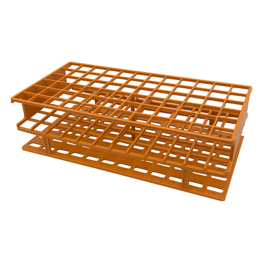 Unwired test tube rack φ16mm x 72 tubes Orange 5970-0116 1 unit
