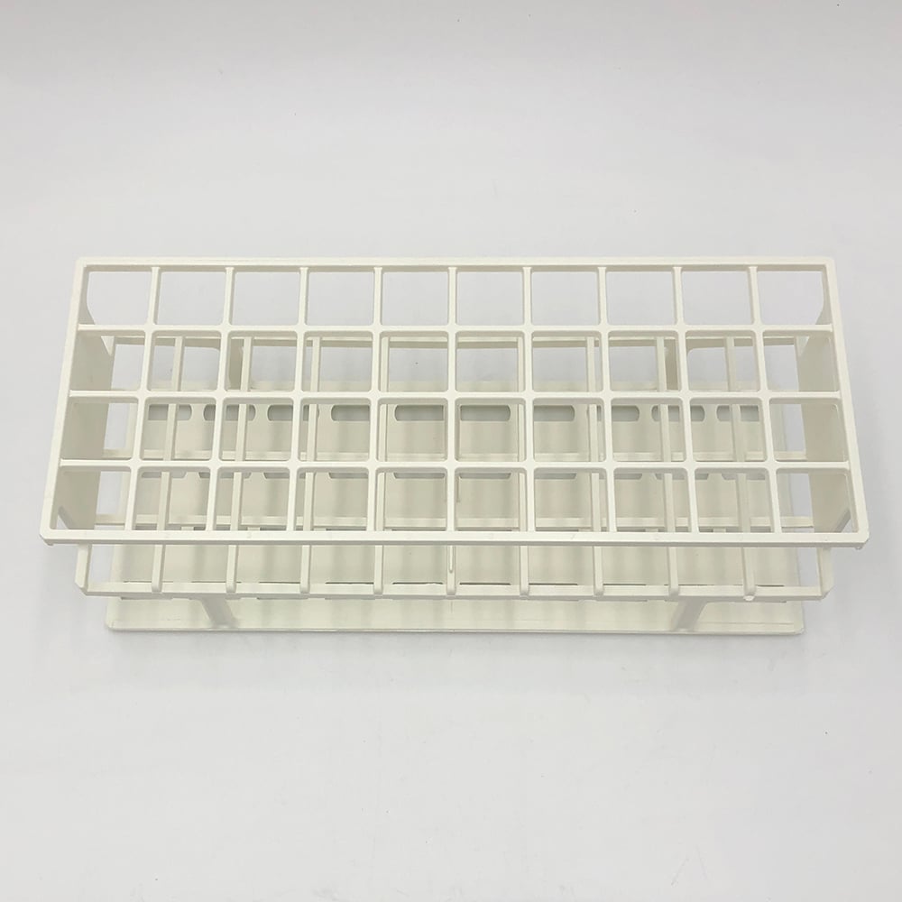 Unwired test tube stand φ20mm x 40 pieces White 5970-0020 1 piece