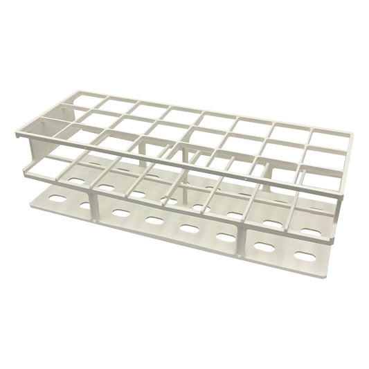 Unwired test tube stand φ30mm x 24 pieces White 5970-0030 1 piece
