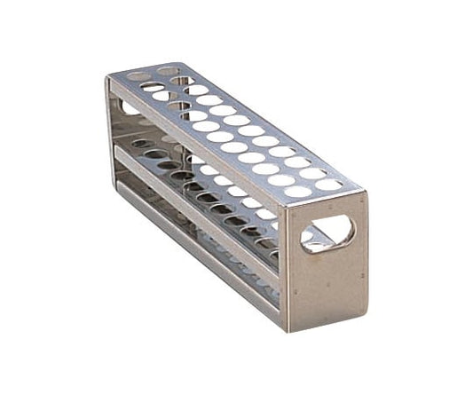 Stainless steel punched test tube stand φ13.5×24 pieces SU12-24 1 piece