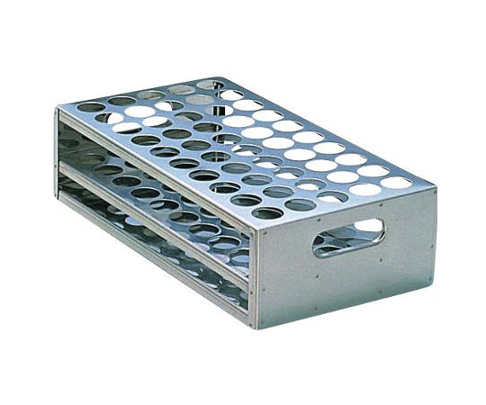 Stainless steel punched test tube stand φ13.5×50 pieces SU12-50 1 piece