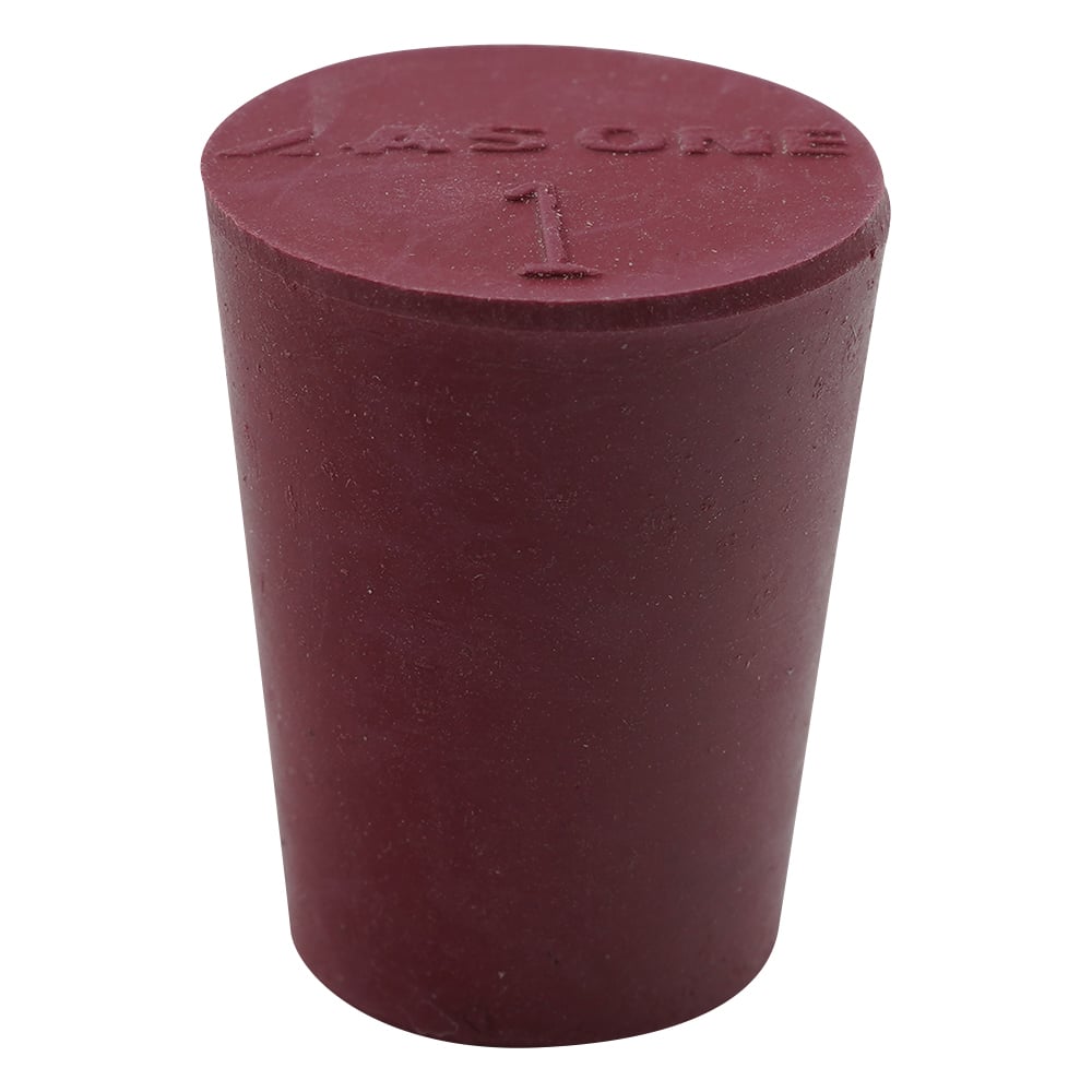 Red rubber stopper 1 piece No. 1 1 piece