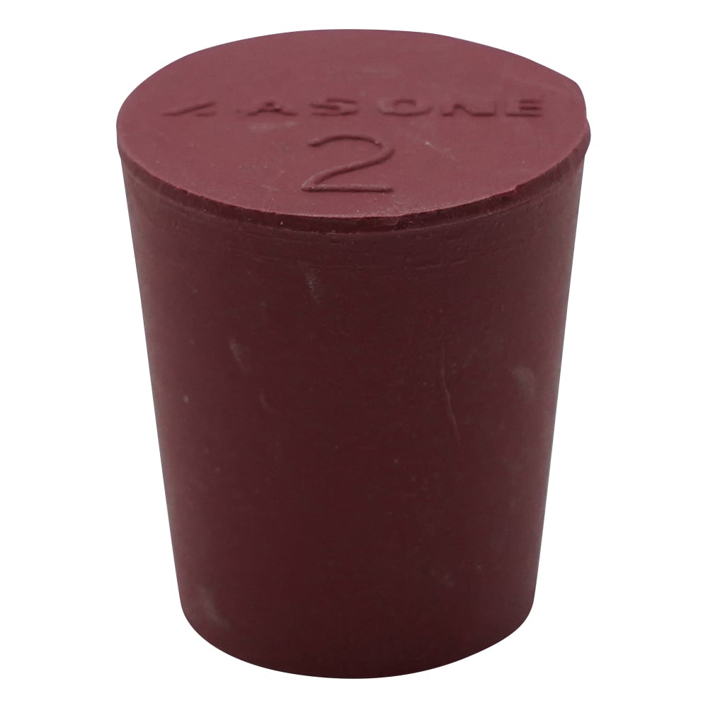 Red rubber stopper 1 piece No. 2 1 piece