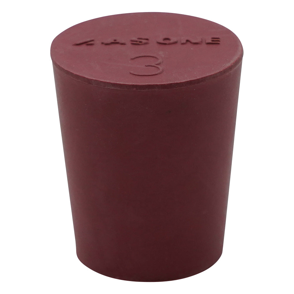 Red rubber stopper 1 piece No. 3 1 piece