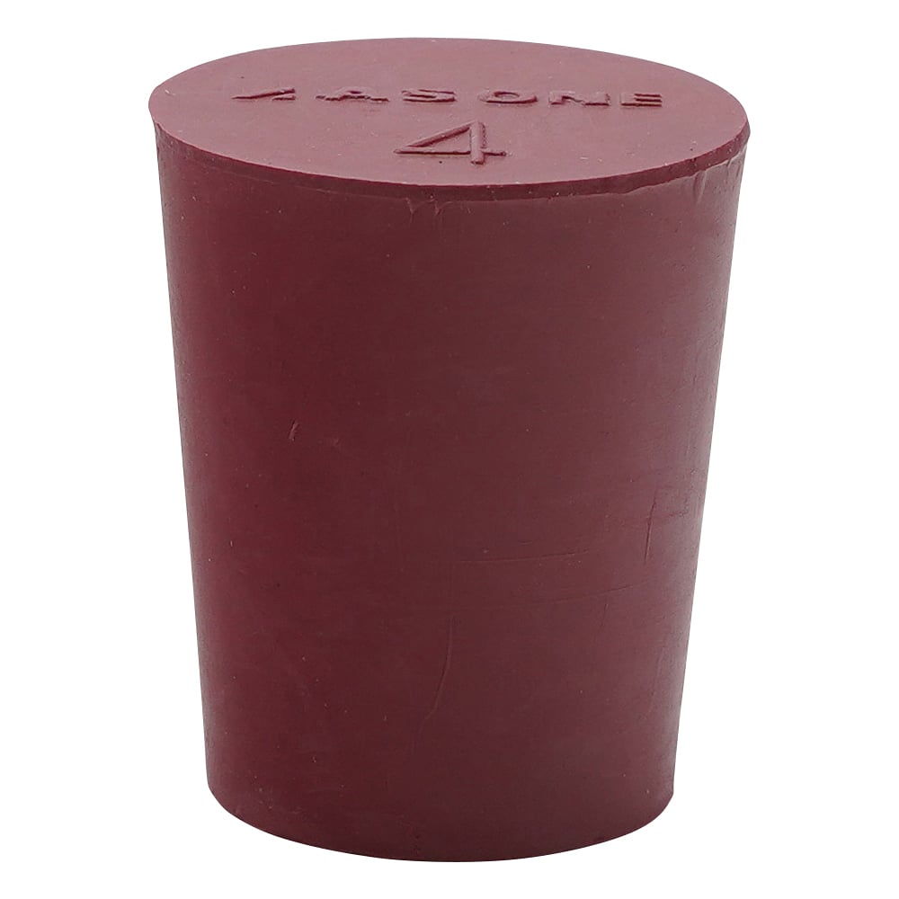 Red rubber stopper 1 piece No. 4 1 piece