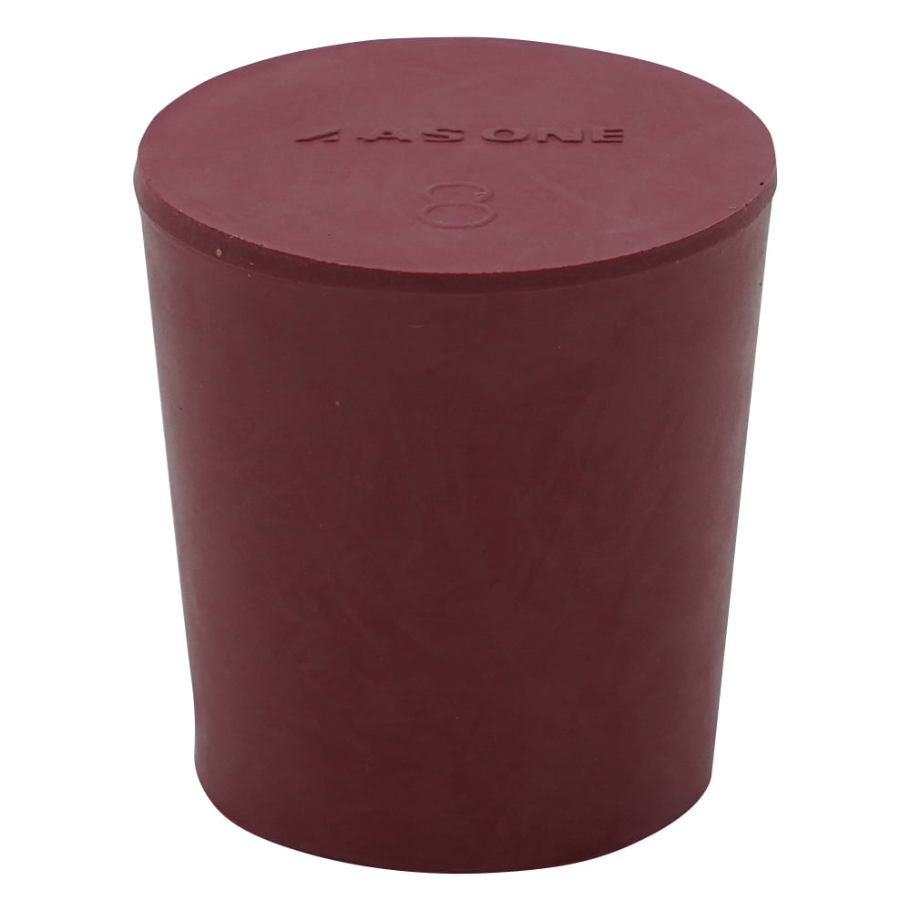 Red rubber stopper 1 piece No. 8 1 piece