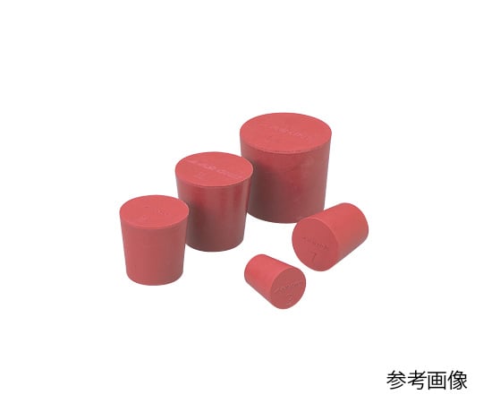 Red rubber stopper 1 piece No. 8 1 piece