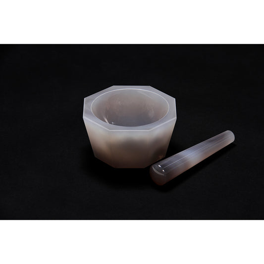Meno Mortar, Deep Type, φ100×φ120×43mm, with Pestle, 1 Set