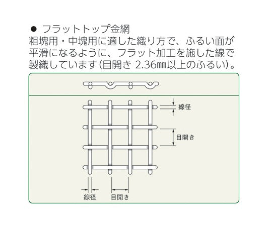 ふるい(試験用・鉛フリー)<TS製>SUS普及型　φ200mm（深さ60mm）　目開き　2.80mm　JTS-200-60-23 1個