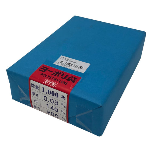 폴리 봉투 0.03mm 두께 140×200 1000장입 1봉투(1000장입)
