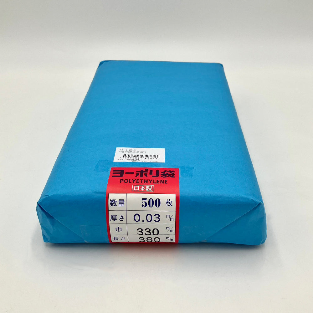 폴리 봉투 0.03mm 두께 330×380 500장입 1봉(500장입)