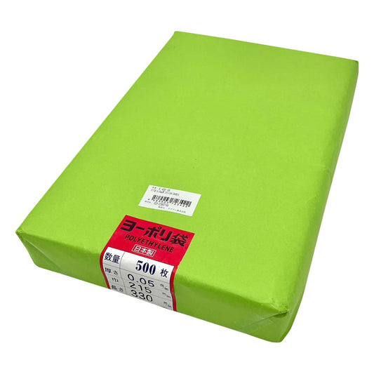 Poly bag 0.05mm thick 215×330 500 pieces per bag (500 pieces)