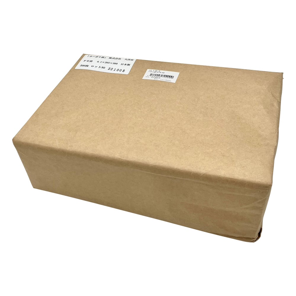 Polyethylene bag 0.1mm thick 205×300 500 pieces 1 bag (500 pieces)