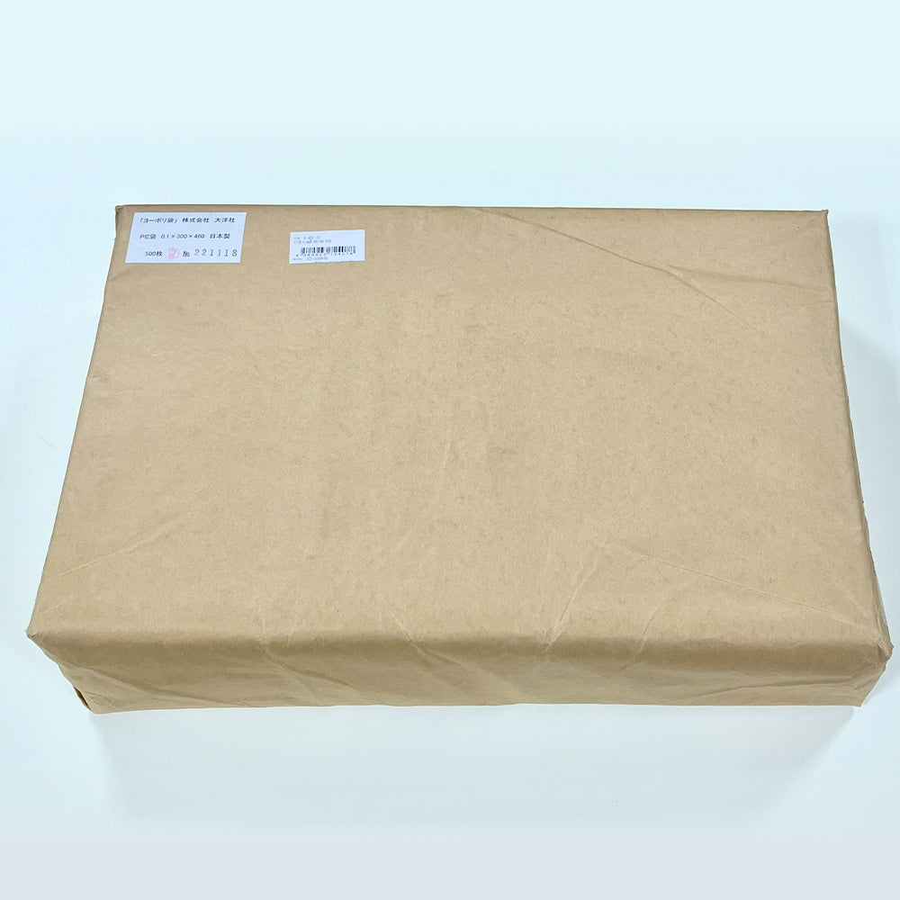 Polyethylene bag 0.1mm thick 300×460 500 pieces 1 bag (500 pieces)