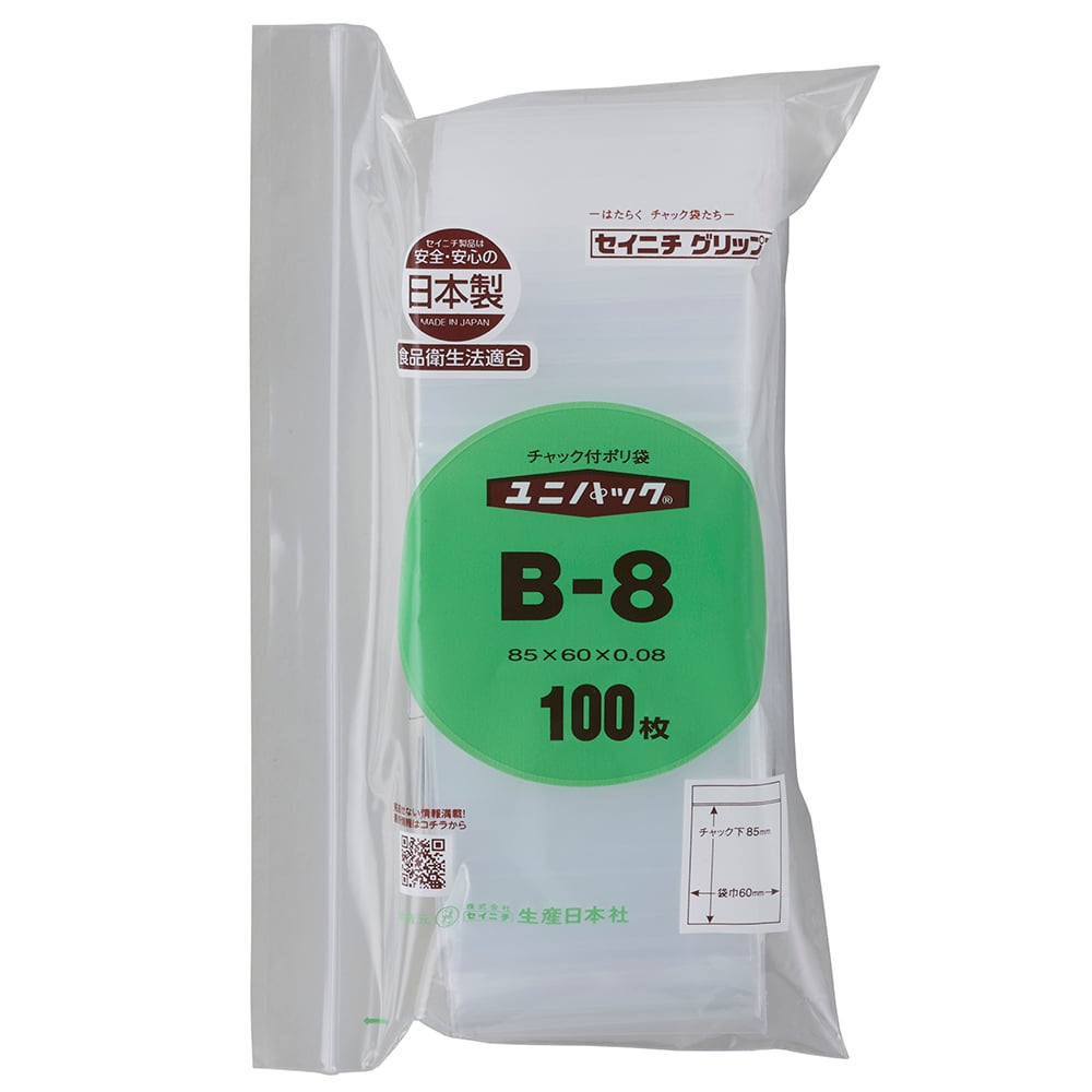 유니팩 60×85 0.08mm 100장입 B-8 1봉(100장입)