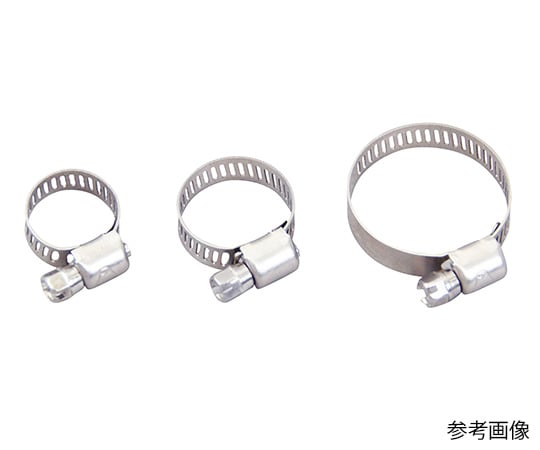 ラボラン® ステンレスホースバンド 幅14mm φ44-21mm 1袋（11個入）　SS-20 1袋(11個入)