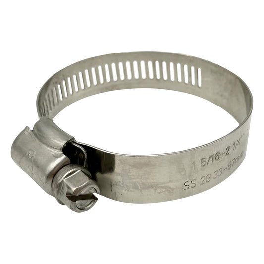 Stainless steel hose band, width 14mm, φ57-33mm, SS-28, 1 piece
