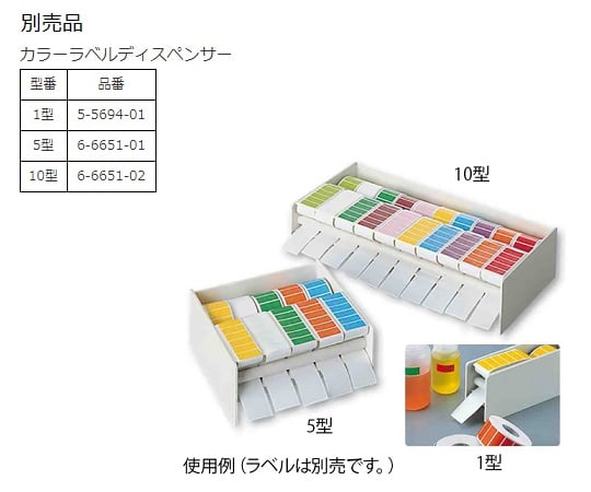 カラーラベル　CL-1　赤　1000枚　CL-1（各色） 1巻(1000枚入)