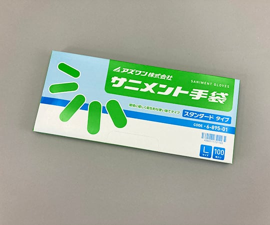 サニメント手袋（PE厚手タイプ）　L　100枚入　スタンダード 1箱(100枚入)