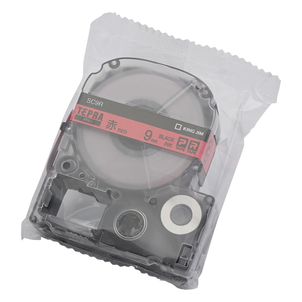 テプラ専用 テープカートリッジ レッド　SC9R 1個