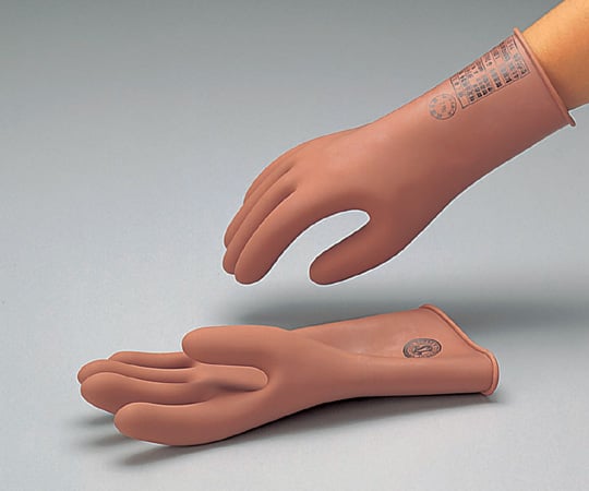 Low-pressure rubber gloves, medium size, YS-102-2, 1 pair