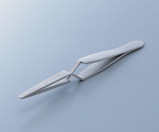 Xタイプフラットピンセット　扁平　ステンレス（SUS316L）　321R-SA 1本