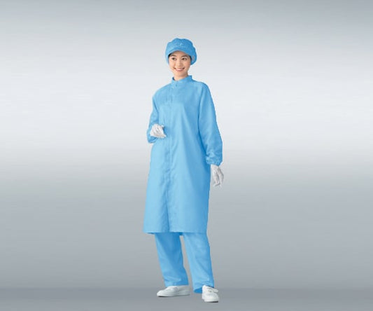Dust-free coat AS207C (unisex coat) Blue L AS207C L 1 piece