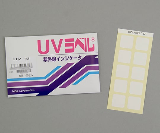 UVラベル(R)（不可逆/紫外線検知）　100枚入　UV-M 1箱(100枚入)