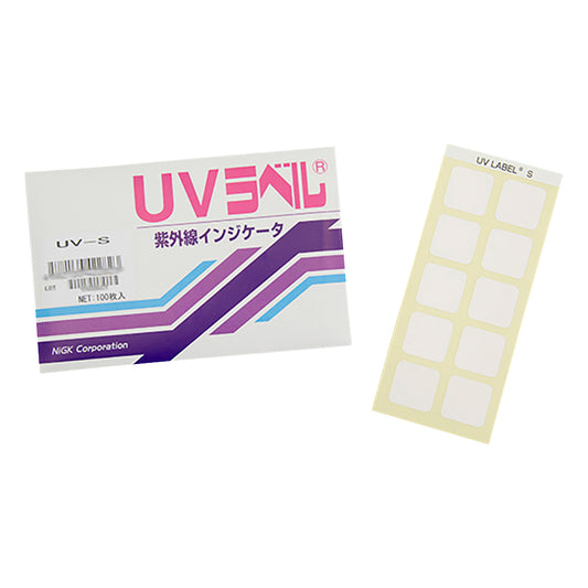 UVラベル(R)（不可逆/紫外線検知）　100枚入　UV-S 1箱(100枚入)