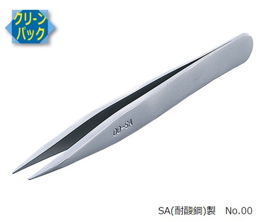 MEISTER Tweezers SA (acid-resistant steel) Clean Pack No. 00 00-SA 1 piece