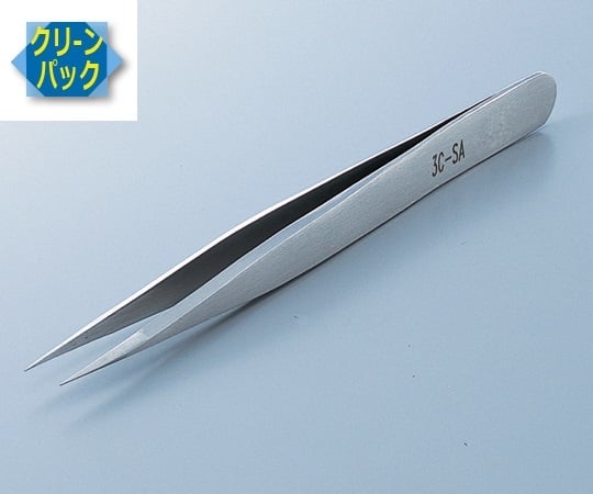 MEISTER　ピンセット　SA(耐酸鋼)製　クリーンパック　No.3C　3C-SA 1本