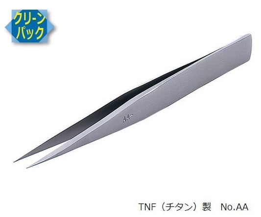 MEISTER Tweezers, TNF (Titanium) Clean Pack No. AA-TNF, 1 pc