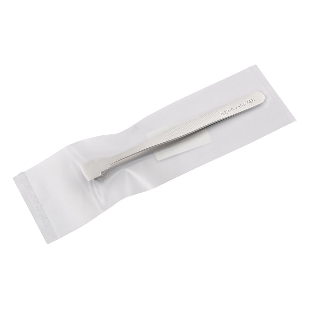 MEISTER Tweezers for Wafers, Wide, Acid-Resistant Steel, 41LB4-SA, 1 Piece
