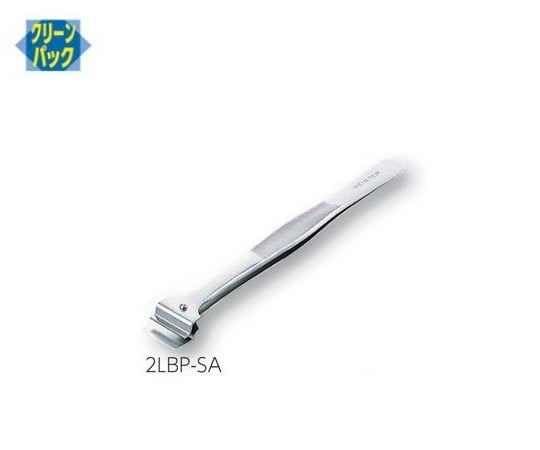 MEISTERピンセット　角ウェハー用　幅広　耐酸鋼　 2LBP-SA 1本