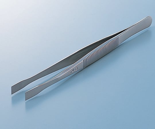 特殊作業用ピンセット　扁平　耐酸鋼　574B 1本