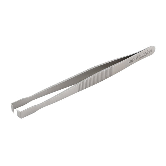 Special work tweezers, flat, acid-resistant steel, NTX87, 1 piece