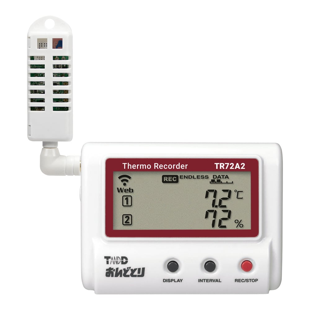 Temperature and humidity recorder Ondotori (wireless LAN) TR72A2 1 piece
