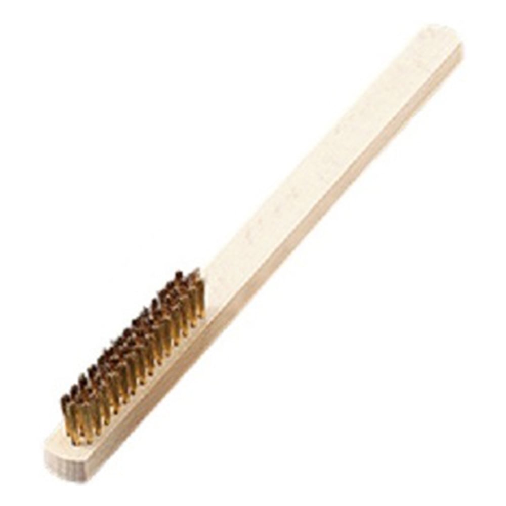 真鍮ブラシ（スタンダード型） φ0.14×16mm 機械植 3行　025-00111 1本