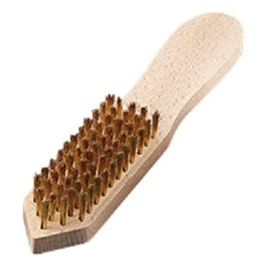 真鍮ブラシ（スタンダード型） φ0.14×18mm 機械植 剣型　025-00311 1本