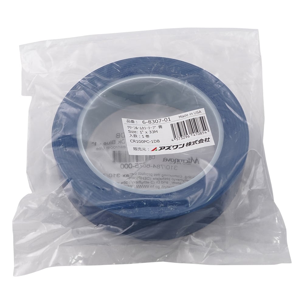 Cleanroom Color Tape 1 inch x 33 Blue CR-100-PC1 1 roll/bag