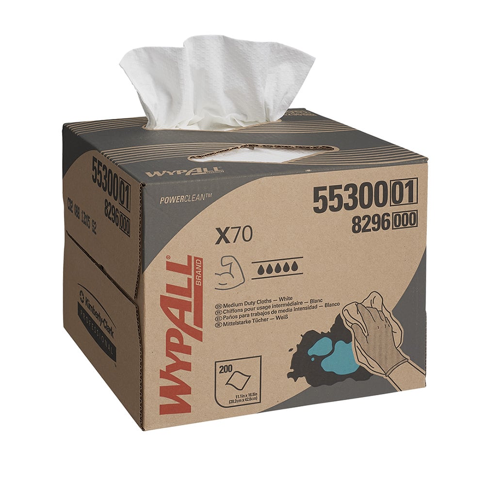 Wipeall X70 Pop-up (Twin) Type 200 sheets x 4 boxes 60313 1 case (200 sheets x 4 boxes)